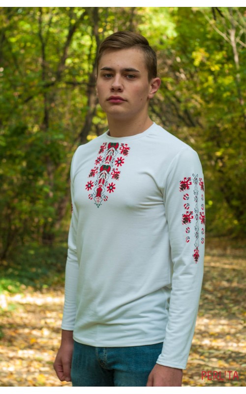 Мъжка блуза с шевица