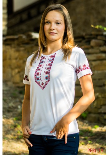 Женска тениска с Ловешка шевица